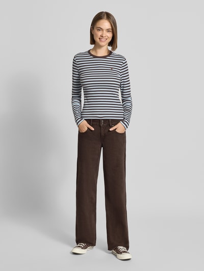 Levi's® Jeansy o kroju straight fit z czystej bawełny model 'SUPERLOW' Średniobrązowy 1