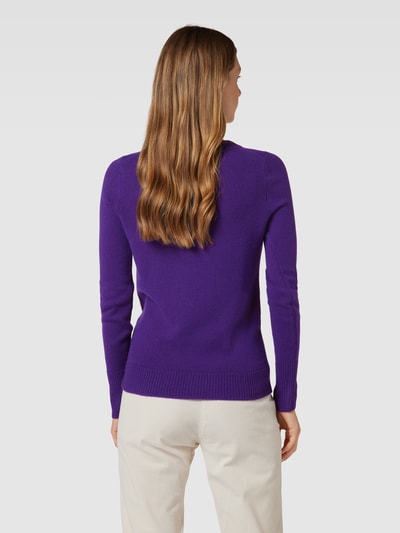 Christian Berg Woman Gebreide pullover met ronde hals Paars - 5