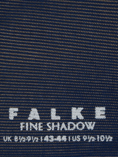 Falke Socken mit Rippenstruktur Modell 'Fine Shadow'  Blau 2