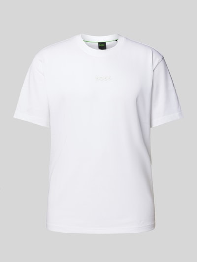 BOSS Green T-shirt met logoprint Wit - 2