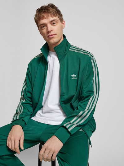 adidas Originals Sweatjacke mit Stehkragen Dunkelgruen 3