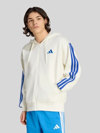 adidas Sportswear Regular Fit Sweatjacke mit Logo Print Offwhite 4