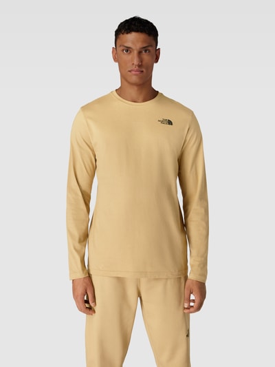The North Face Longsleeve mit Label-Print Modell 'RED BOX' Beige 4