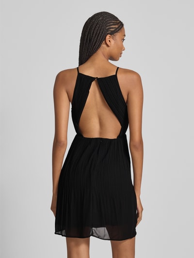 Only Tailliertes Minikleid mit Plissees Modell 'LIVA' Black 5