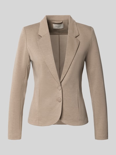 FREE/QUENT żakiet o kroju slim fit z dodatkiem wiskozy model 'NANNI' Szarobrązowy 2