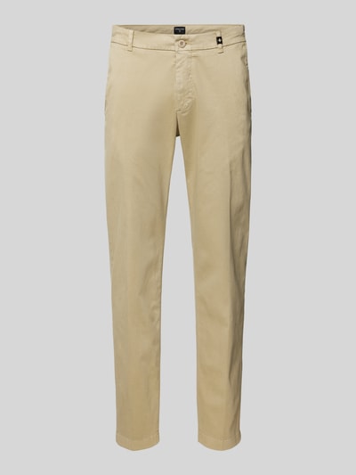 Strellson Slim Fit Chino mit Logo-Applikation Modell 'Tius' Beige 1