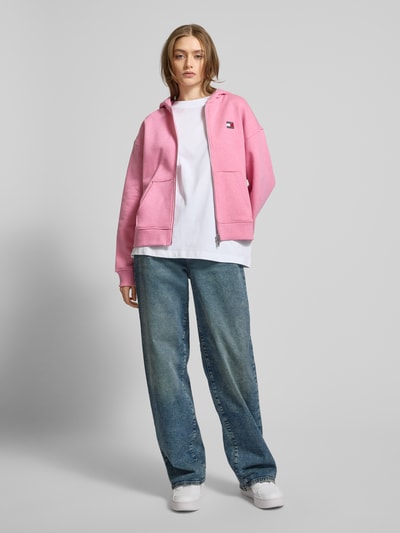 Tommy Jeans Sweatjacke mit Kapuze Pink 1