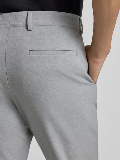 SELECTED HOMME Chinosy o kroju slim fit z dodatkiem wiskozy model ‘175 SLIM ROBERT FLEX’ Jasnoszary 3