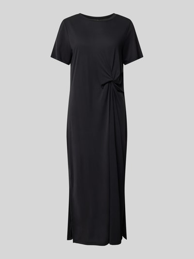 Pieces Fließendes Freizeitkleid mit Taillenraffung Modell 'NORA' Black 2