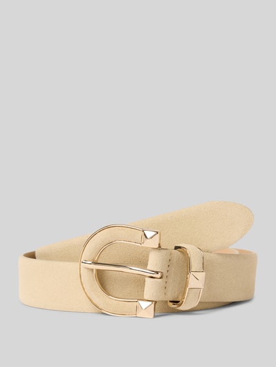 Weinmann Gürtel aus Rindsleder mit Dornschließe Sand 1