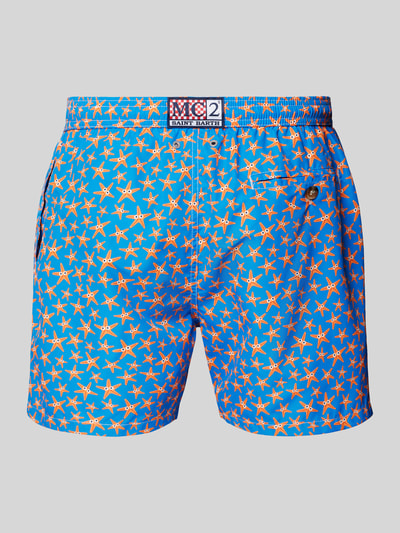 MC2 Saint Barth Badehose mit Allover-Motiv-Print Modell 'LIGHTING' Blau 3