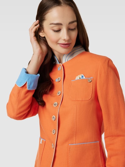 WHITE LABEL Blazer mit Stehkragen Orange 3