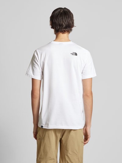 The North Face T-Shirt mit Label-Print Modell 'SIMPLE DOME' Weiss 5