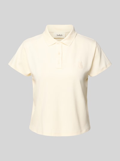 Bash Poloshirt mit kurzer Knopfleiste Ecru 2