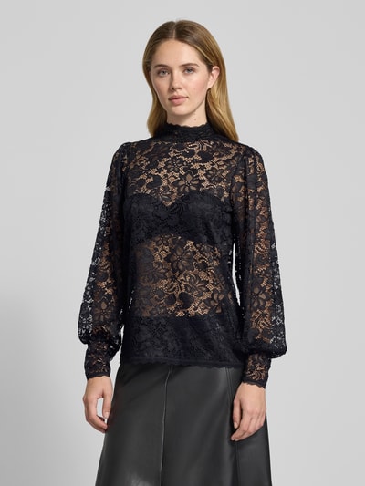 Soyaconcept Blusenshirt aus Spitze Modell 'ALGEA' BLACK 4