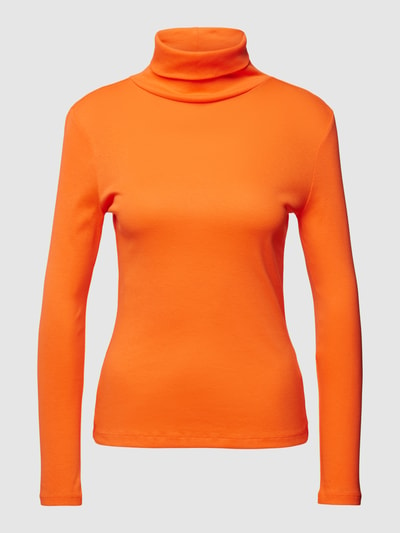 s.Oliver RED LABEL Rollkragenpullover im unifarbenen Design Orange 2