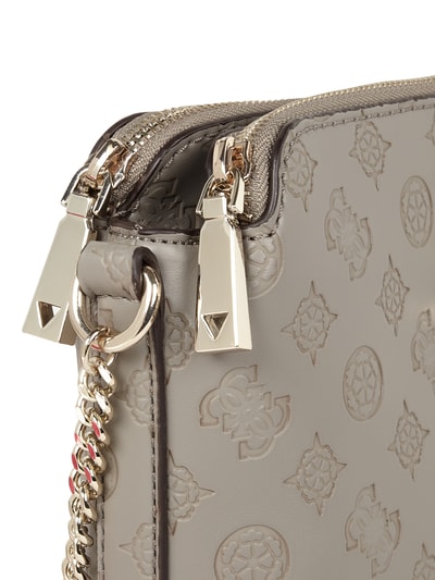 Guess Crossbody Bag mit Logo-Muster Modell 'Ninnette' Taupe 4