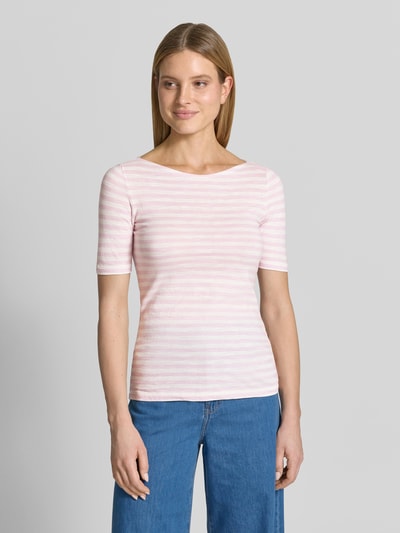 Marc O'Polo Regular Fit T-Shirt aus reiner Baumwolle Lavender 4