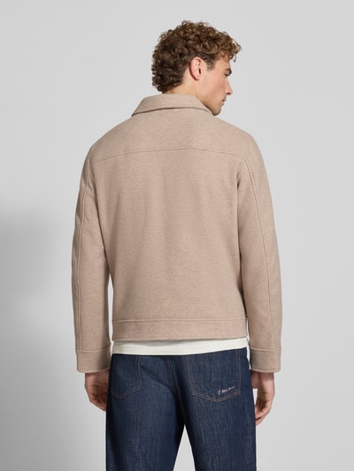 MCNEAL Regular Fit Jacke mit Viskose-Anteil Beige Melange 5