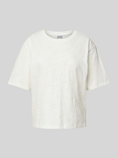 JAKE*S STUDIO WOMAN T-Shirt aus Bio-Baumwolle mit Rundhalsausschnitt Offwhite 2