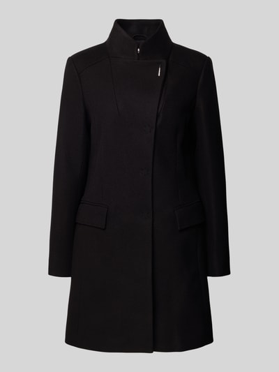 Liu Jo White Płaszcz ze stójką Czarny 2