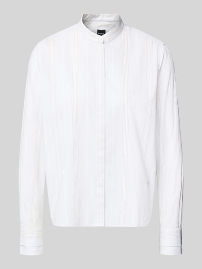 BOSS Regular Fit Bluse aus reiner Baumwolle Hellblau 2