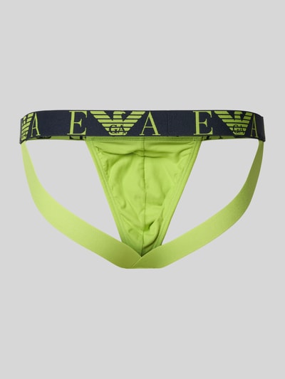 Emporio Armani Jogstrap mit Logo-Stitching im 2er-Pack Neon Gruen 3