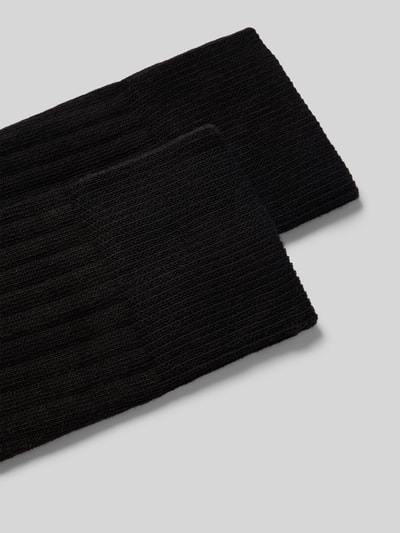 Christian Berg Men Socken mit Label-Print im 2er-Pack Black 2
