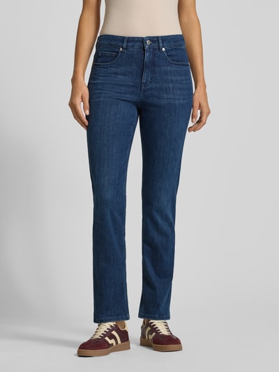 OPUS PANTS Straight Fit Jeans mit Eingrifftaschen Modell 'Melly base' Dunkelblau 4