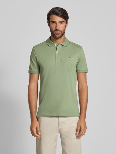 Lacoste Slim Fit Poloshirt aus reiner Baumwolle Gruen 4