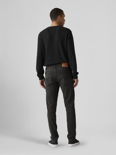 Levi's® Jeansy o kroju slim fit z mieszanka bawełny model '515™ SLIM TAPER' Antracytowy 4