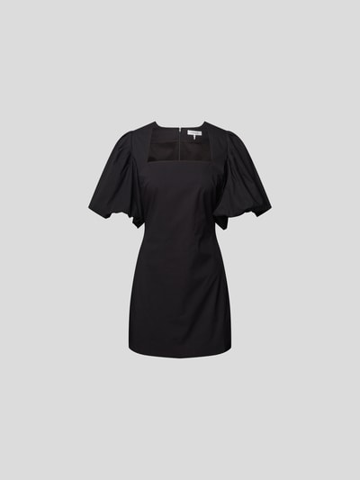 Frame Minikleid mit Puffärmeln Schwarz 2