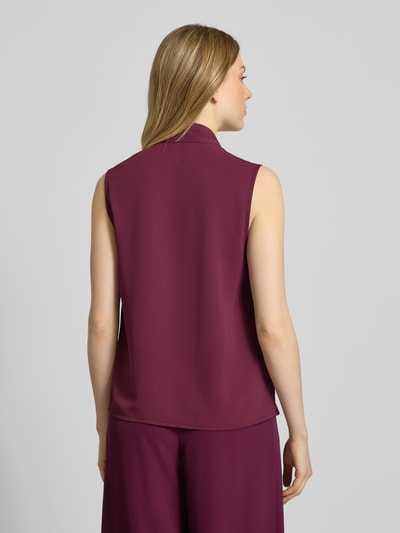 Rinascimento Regular fit blousetop met sierstrik Bordeaux - 5
