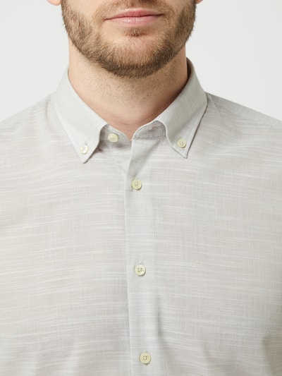Pierre Cardin Regular Fit Business-Hemd aus Baumwolle  Hellgrau 3