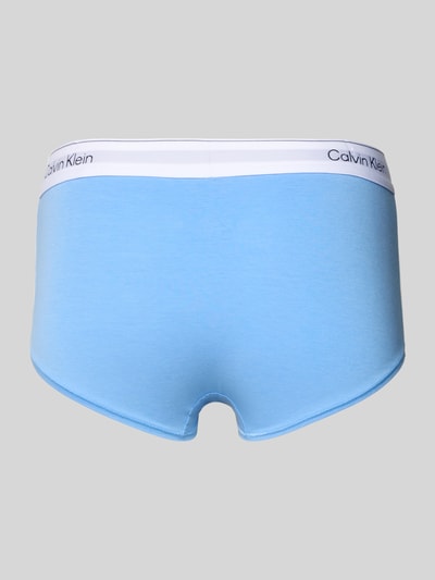 Produktfoto, Pants mit elastischem Bund von Calvin Klein Underwear aus Baumwoll-Mix mit Modal-Anteil in Hellblau, körpernahe Passform, Label-Details