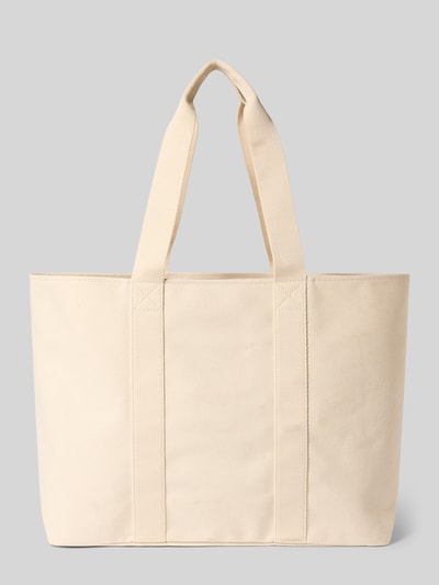 HUGO Strandtasche aus reiner Baumwolle Modell 'Becky CH' Offwhite 4