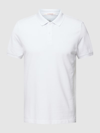 s.Oliver RED LABEL Regular Fit Poloshirt aus Baumwolle Weiss 2