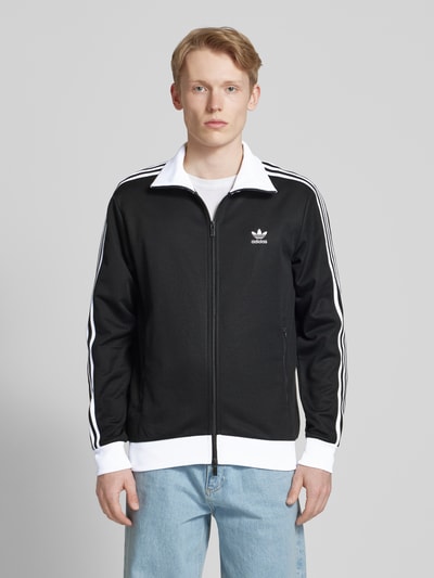 adidas Originals Trainingsjacke mit Zweiwege-Reißverschluss Modell 'BECKENBAUER' Black 4