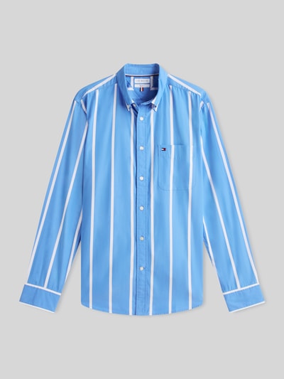 Tommy Hilfiger Regular Fit Freizeithemd aus reiner Baumwolle Bleu 2