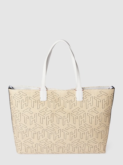 Tommy Hilfiger Shopper met logomotief Zand - 4