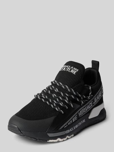 Versace Jeans Couture Sneakers met labelprint, model 'FONDO DYNAMIC' Zwart - 1