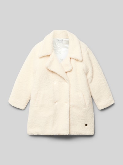 Guess Jacke aus Teddyfell Ecru 1