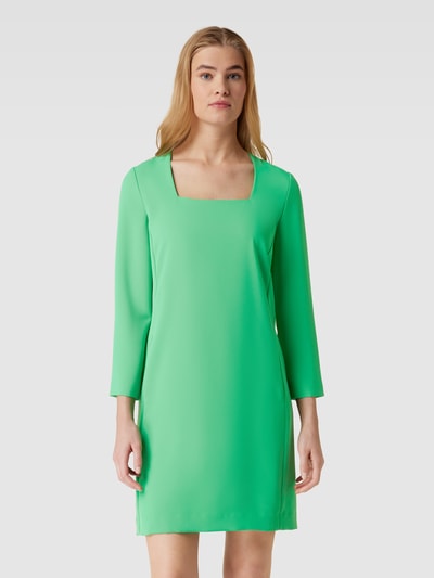 comma Minikleid mit Square-Neck-Ausschnitt Grün 4