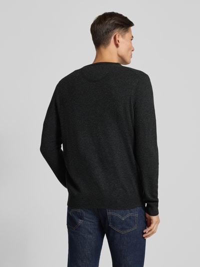 Fynch-Hatton Regular Fit Pullover Woll-Kaschmir-Mix Modell 'Merino' Anthrazit 5
