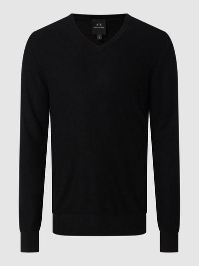 ARMANI EXCHANGE Pullover aus Viskosemischung  Schwarz 1