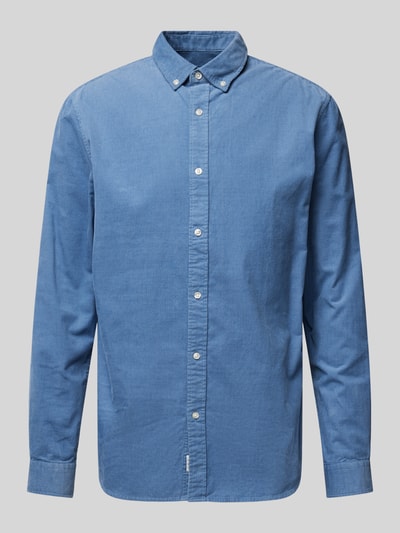 MCNEAL Freizeithemd mit Button-Down-Kragen Jeansblau 2