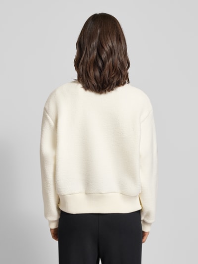 VARLEY Fleecepullover mit Stehkragen und Reißverschluss Modell 'roselle' Offwhite 5