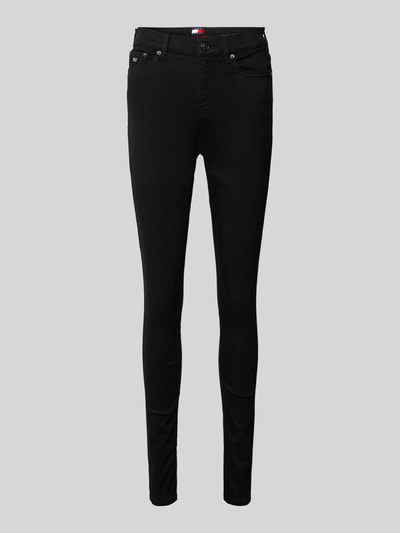 Tommy Jeans Skinny Fit Jeans im 5-Pocket-Design Modell 'NORA' Black 2