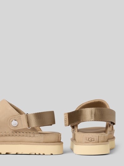 UGG Sandalette aus Leder Modell 'GOLDENSTAR GLIDE' Sand 2