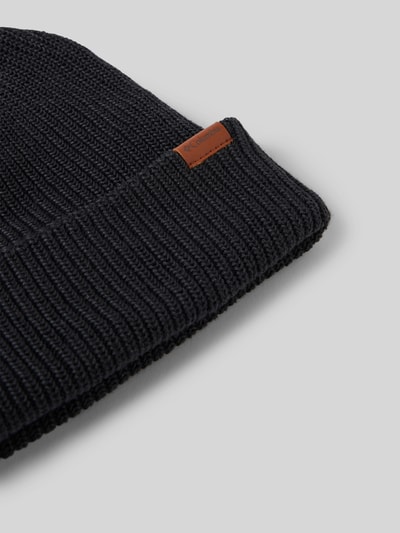 COLUMBIA Beanie mit Label-Badge Modell 'PORTSIDE FISHERMAN' Black 2